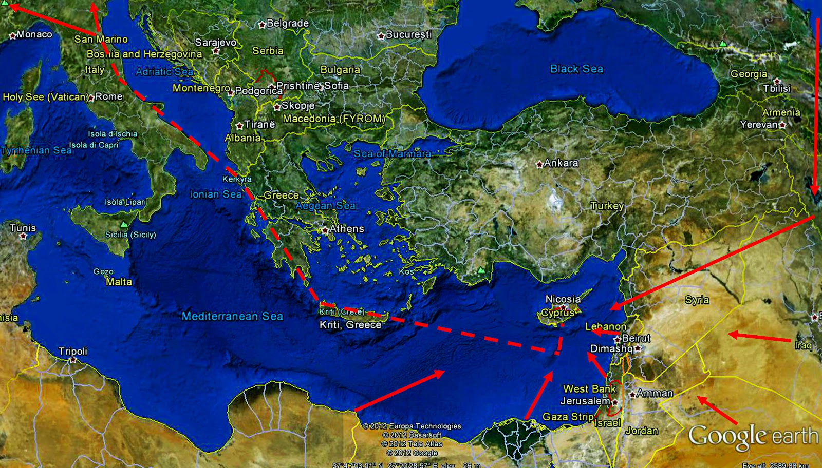 EAST MED PIPELINE