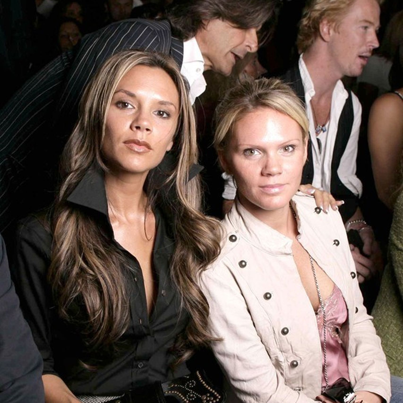 Victoria Beckham and Louise Adams