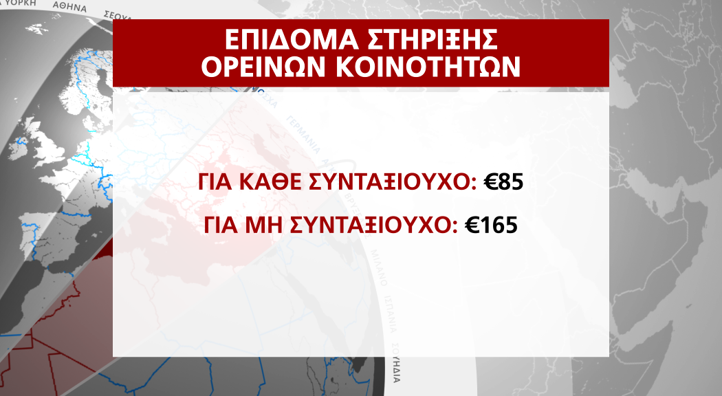  ορεινές περιοχές κάρτα