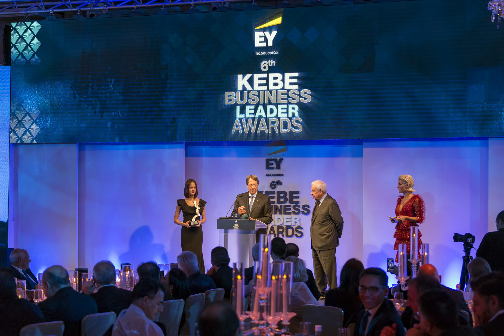 Τα 6α KEBE Business Leader Awards στην παρουσία του Προέδρου Αναστασιάδη (VID)