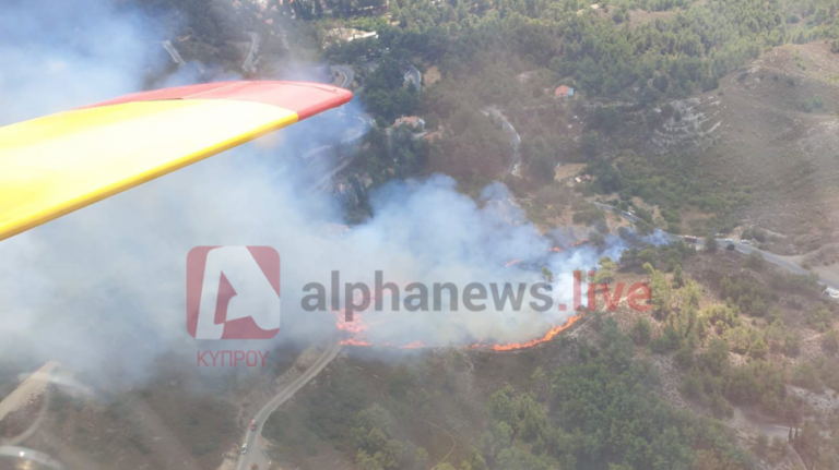 Εμπρησμό βλέπει πίσω από την πυρκαγιά στις Πλάτρες ο Κοινοτάρχης (ΦΩΤΟ)