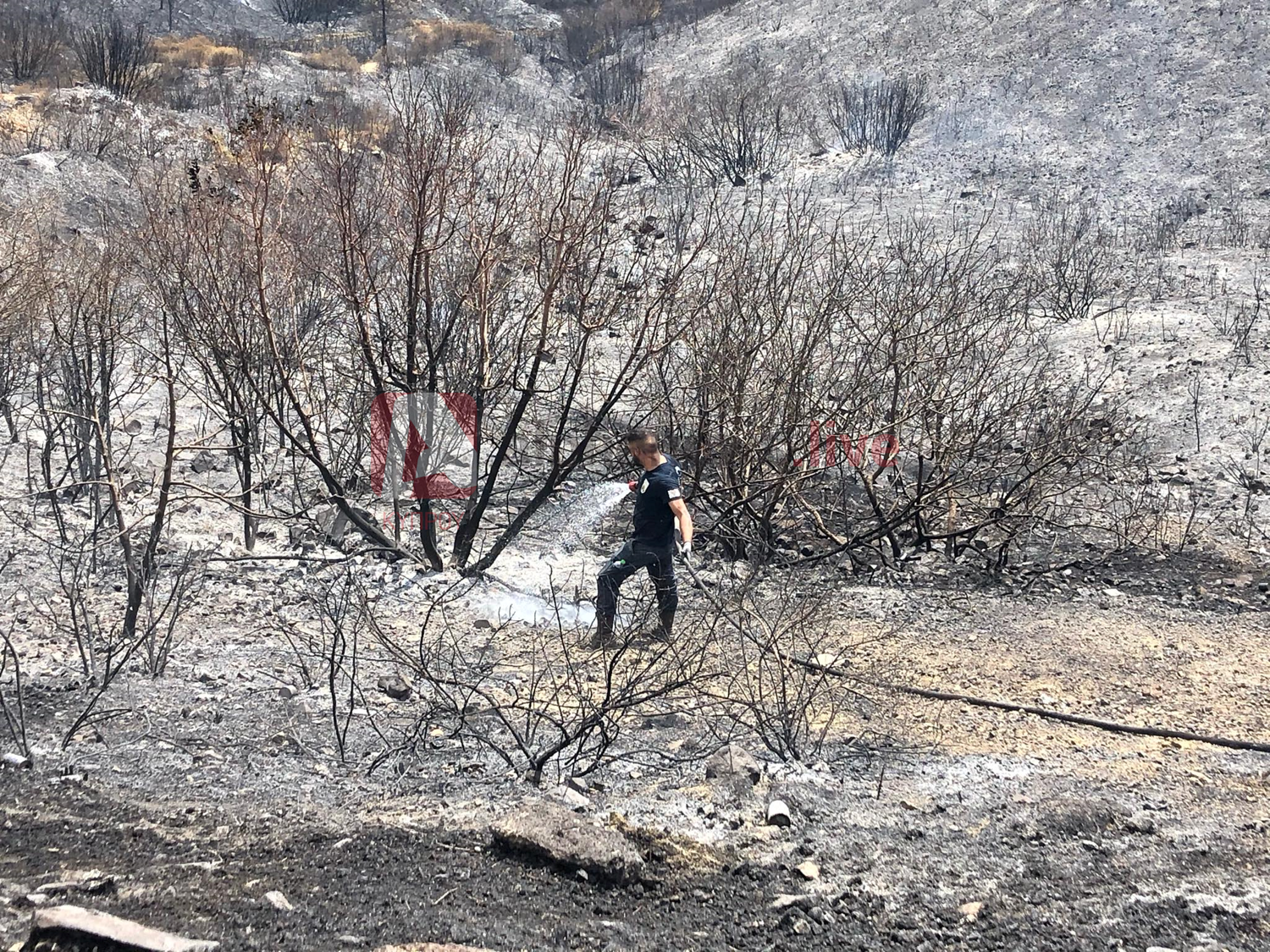 Ξέσπασαν σε κλάματα οι κάτοικοι μετά την πύρινη "κόλαση" στις Πλάτρες (ΒΙΝΤΕΟ)