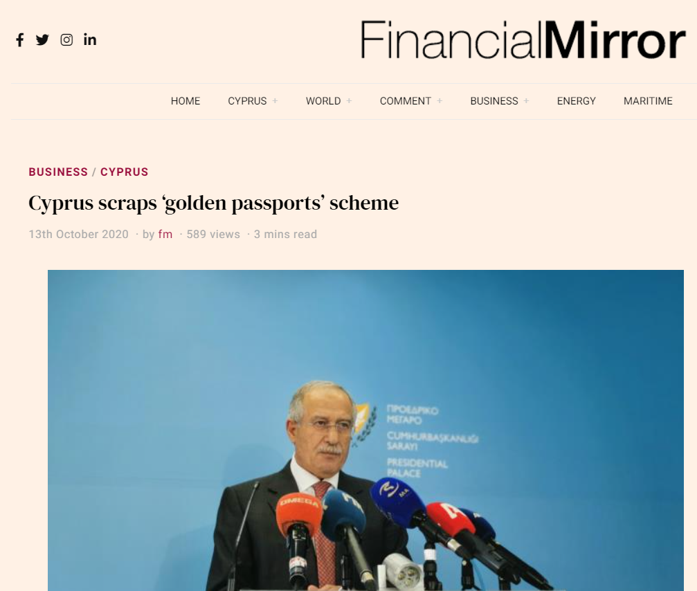 financial mirror