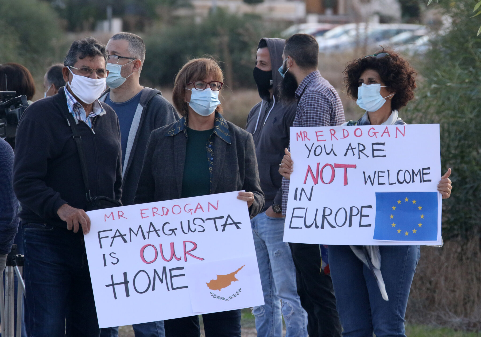 Οργή Αμμοχωστιανών για την προκλητική φιέστα του Ερντογάν στην πόλη τους (VID)