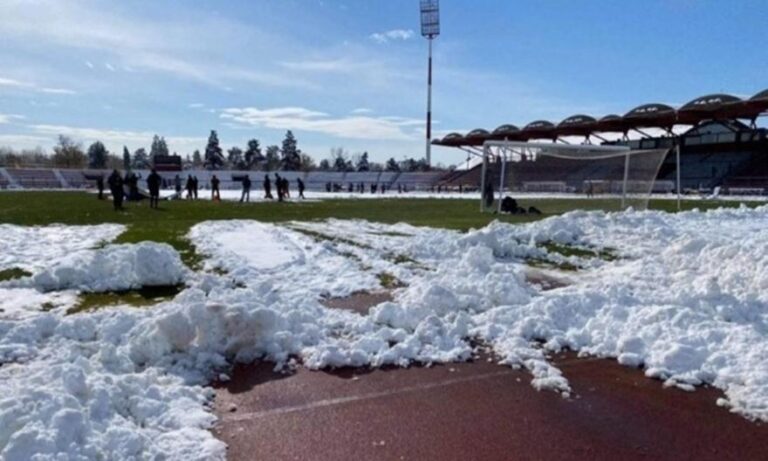 Καθαρίζεται το τερέν του «Αλκαζάρ», προς διεξαγωγή το Λάρισα – ΑΕΚ