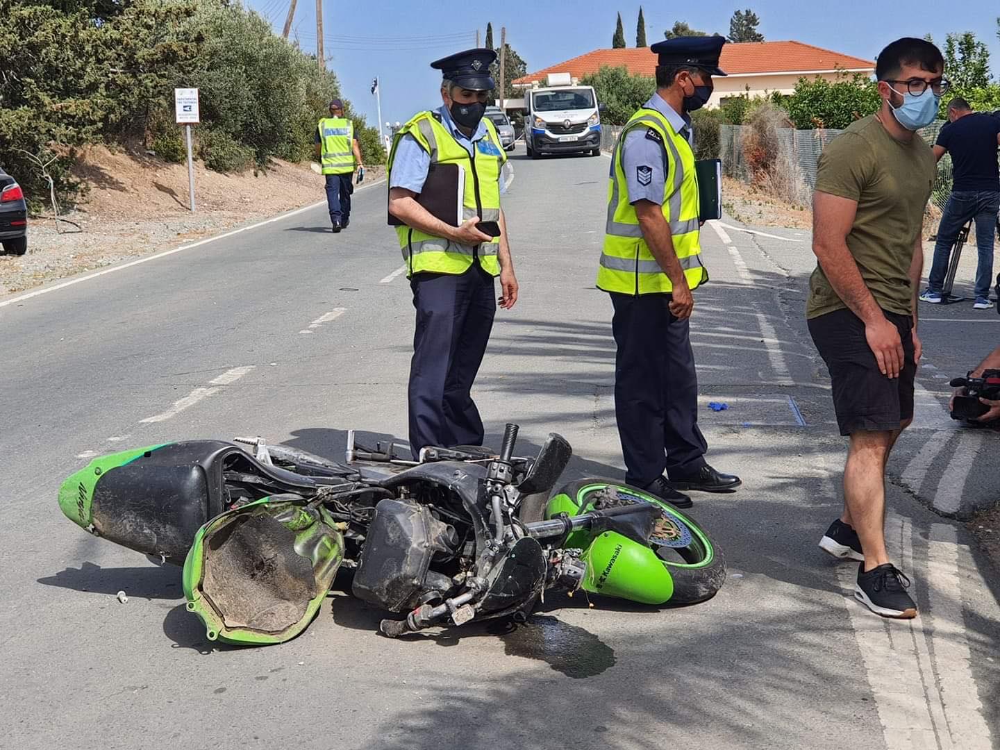 Εκτινάχθηκε από τη μοτοσικλέτα του και βρήκε ακαριαίο θάνατο ο 41χρονος Μαρίνος