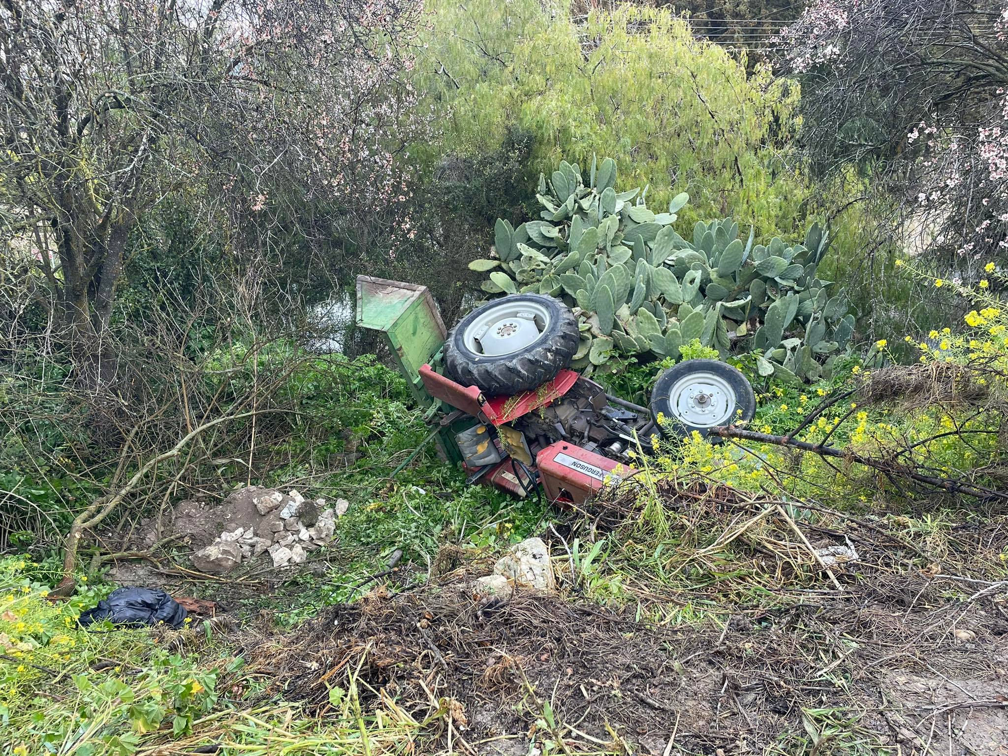 Ούτε καμπίνα, ούτε ζώνη στο μοιραίο τρακτέρ που παρέσυρε 58χρονο στον θάνατο