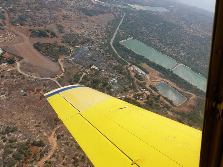 Αποφεύχθηκαν τα χειρότερα από πυρκαγιά σε περιοχή της κοινότητας Προδρομίου