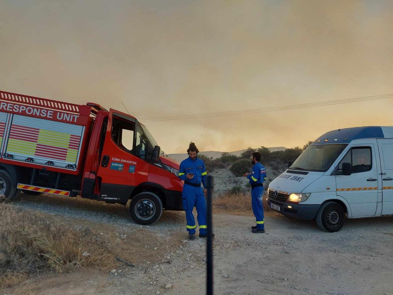 Οριοθετήθηκε η πυρκαγιά στην Άλασσα, ολονύχτια μάχη των δυνάμεων πυρόσβεσης