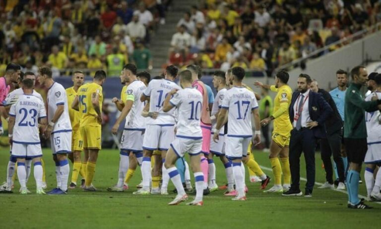 «Καμπάνα» στη Ρουμανία από την UEFA για όσα συνέβησαν με το Κόσοβο