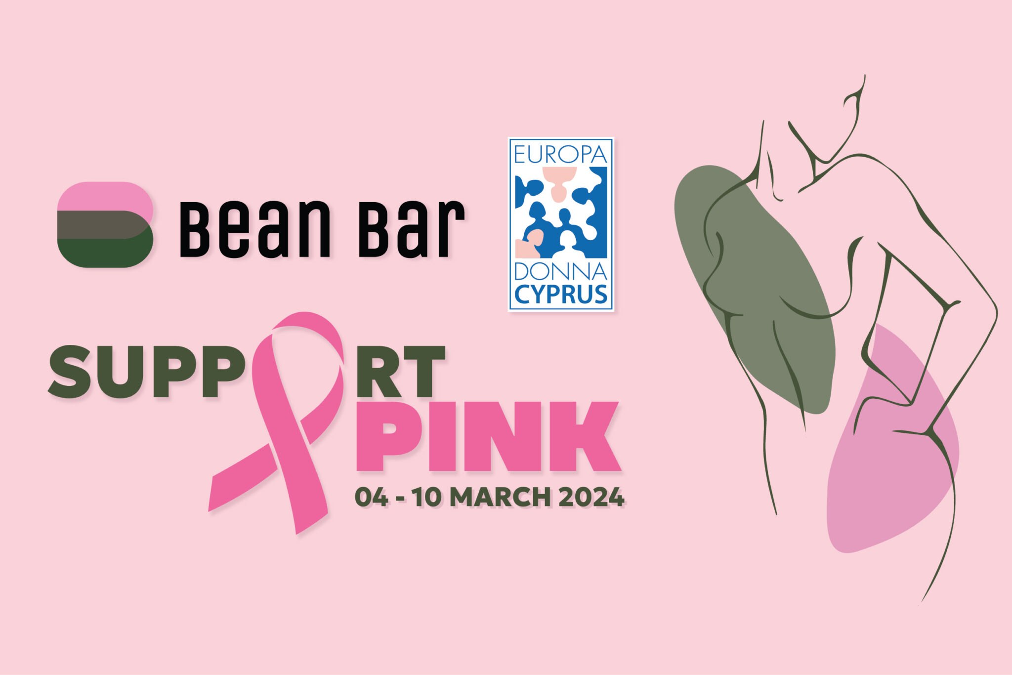 Support Pink: Το Bean Bar στo πλευρό της Europa Donna Κύπρου