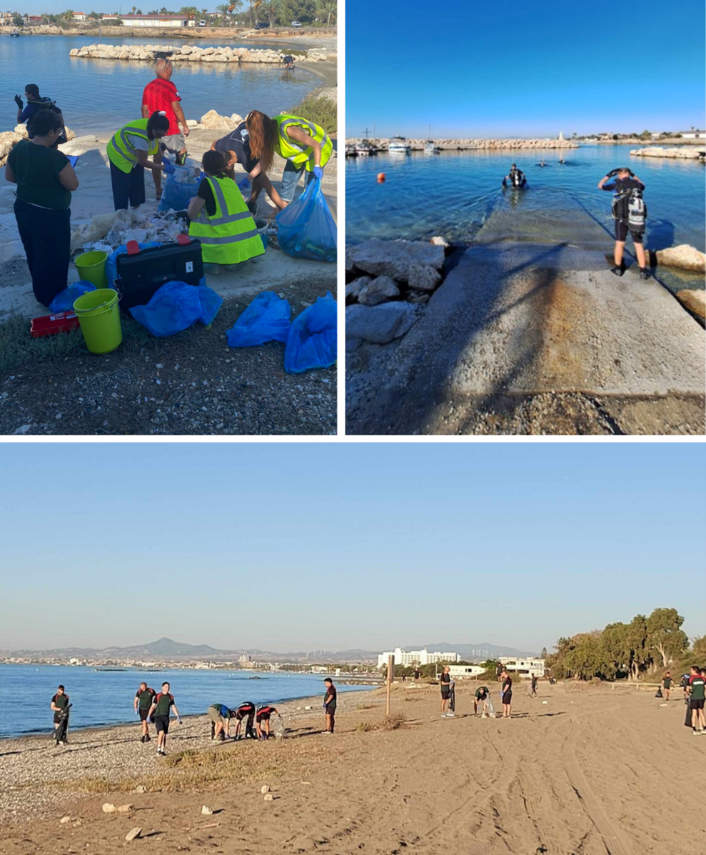 437 kg σκουπίδια μαζεύτηκαν από παραλίες σε Πύλα και Ξυλοτύμβου